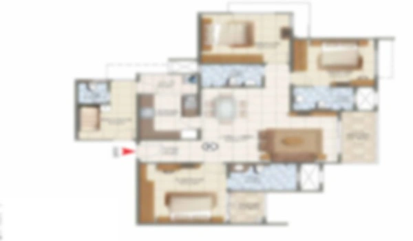 3 BHK Floor Plan